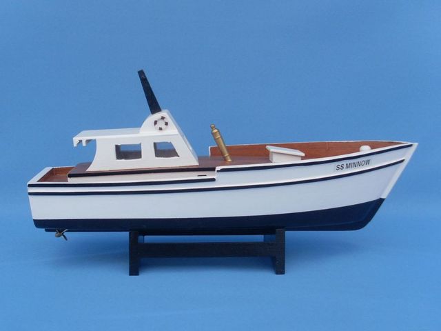 Wooden Gilligan's Island - hotsell Minnow Model Boat 14