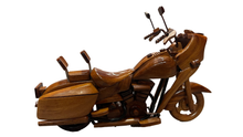 Load image into Gallery viewer, Harley Road Glide CVO Mahogany Wood Desktop Motorcycle Model