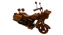 Load image into Gallery viewer, Harley Road Glide CVO Mahogany Wood Desktop Motorcycle Model