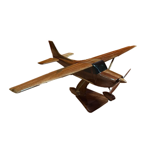 Cessna 172 Mahogany Wood Desktop Airplane Model