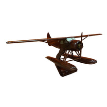 Load image into Gallery viewer, DHC2 Dehavilland Beaver Mahogany Wood Desktop Airplane Model