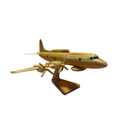 EP3 Mahogany Wood Desktop Airplane Model