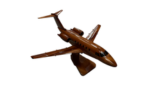 Load image into Gallery viewer, Hawker 800 Mahogany Wood Desktop Airplane Model