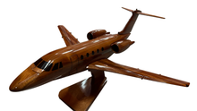 Load image into Gallery viewer, Hawker 800 Mahogany Wood Desktop Airplane Model