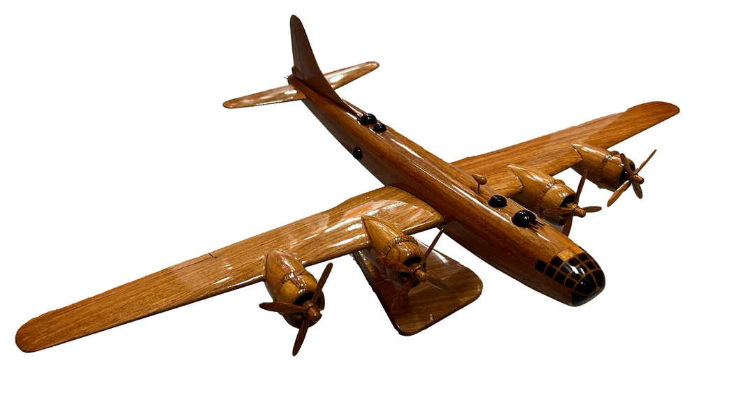 B29 Super-fortress Mahogany Wood Desktop Aviation Model