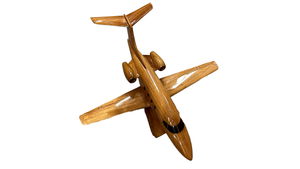 Embraer Phenom EV 100 Mahogany Wood Desktop Airplane Model