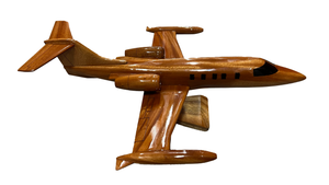 Learjet  35 Mahogany Wood Desktop Airplanes Model