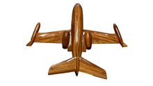 Load image into Gallery viewer, Learjet  35 Mahogany Wood Desktop Airplanes Model