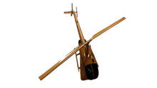 Load image into Gallery viewer, Robinson 44 Mahogany Wood Desktop Helicopters Model