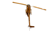 Load image into Gallery viewer, Robinson 44 Mahogany Wood Desktop Helicopters Model