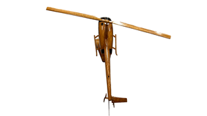 Robinson 44 Mahogany Wood Desktop Helicopters Model