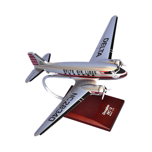 Douglas DC-3 Delta Painted Aviation Model Custom Made for you