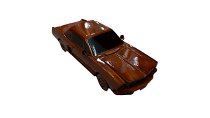 1965 Mustang Mahogany Wood Cars & Trucks Desktop Model