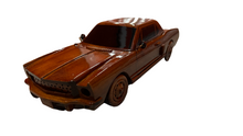 Load image into Gallery viewer, 1965 Mustang Mahogany Wood Cars &amp; Trucks Desktop Model