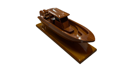 Scout 330 Mahogany Wood Desktop Model