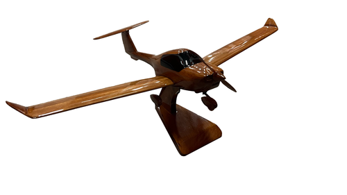 DA20 Diamond Mahogany Wood Desktop Aircraft Model.