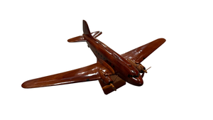 DC3 Dakota Mahogany Wood Desktop Airplane Model