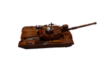 Load image into Gallery viewer, M48 Patton Tank Mahogany Wood Desktop Tank  Model