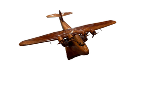 M-130 China Clipper Mahogany Wood Desktop Airplane Model