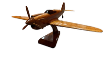 Load image into Gallery viewer, P40 Warhawk Mahogany Wood Desktop Airplane Model