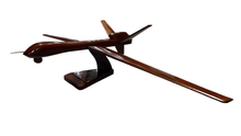 Load image into Gallery viewer, Predator B Mahogany Wood Desktop Airplane Model