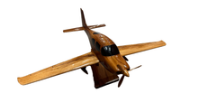 Load image into Gallery viewer, Cirrus SR20/SR22 Mahogany Wood Desktop Airplane Model