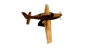 Cirrus SR20/SR22 Mahogany Wood Desktop Airplane Model