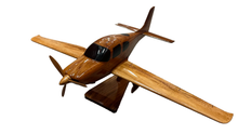 Load image into Gallery viewer, Cirrus SR20/SR22 Mahogany Wood Desktop Airplane Model