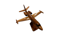 Load image into Gallery viewer, WestWind II Mahogany Wood Desktop Airplane Model