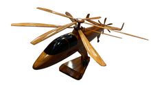 Load image into Gallery viewer, S97 Sikorsky Raider Mahogany Wood Desktop Helicopter Model