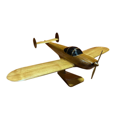 Ercoupe 415C Mahogany Wood Desktop Airplane Model