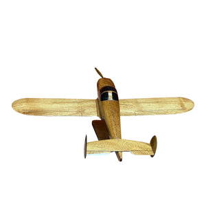 Ercoupe 415C Mahogany Wood Desktop Airplane Model