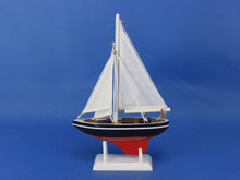 Load image into Gallery viewer, Wooden American Sailer Model Sailboat Decoration 9&quot;&quot;