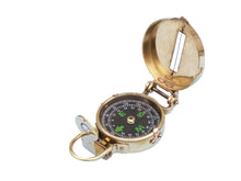 Load image into Gallery viewer, Solid Brass Military Compass 4&quot;