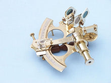 Load image into Gallery viewer, Captain&#39;s Brass Sextant with Rosewood Box 8&quot;&quot;