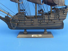 Load image into Gallery viewer, Wooden Flying Dutchman Model Pirate Ship 14&quot;