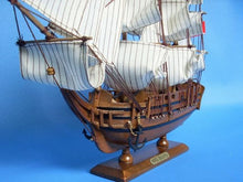 Load image into Gallery viewer, Wooden HMS Bounty Tall Model Ship 15&quot;
