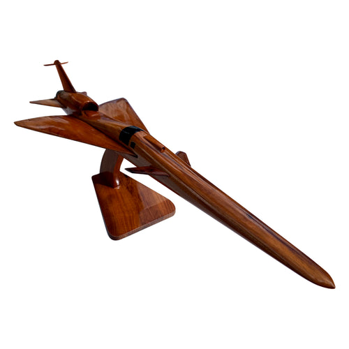 X59 Mahogany Wood Desktop Airplane Model