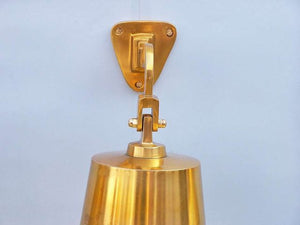 Brass Plated Hanging Ship's Bell 6"