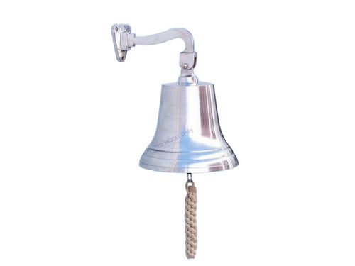 Chrome Hanging Ship's Bell 15