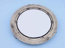 Load image into Gallery viewer, Chrome Decorative Ship Porthole Mirror 24&quot;&quot;