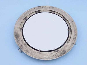 Chrome Decorative Ship Porthole Mirror 24""