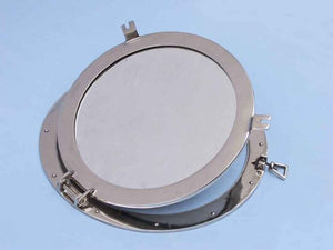 Chrome Decorative Ship Porthole Mirror 24""