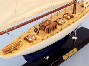 Wooden Defender Limited Model Sailboat 25"