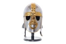 Load image into Gallery viewer, Medieval Norman Viking Helmet Norman King Helmet Fully Wearable Replica