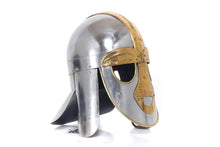 Load image into Gallery viewer, Medieval Norman Viking Helmet Norman King Helmet Fully Wearable Replica