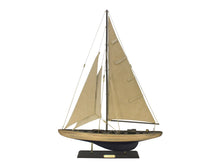 Load image into Gallery viewer, Wooden Rustic Enterprise Limited Model Sailboat Decoration 27&quot;