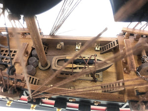 Wooden Blackbeard's Queen Anne's Revenge Black Sails Limited Model Pirate Ship 26"