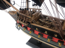 Load image into Gallery viewer, Wooden Fearless Black Sails Limited Model Pirate Ship 26&quot;