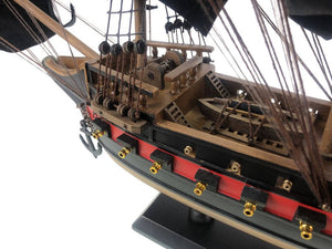 Wooden Fearless Black Sails Limited Model Pirate Ship 26"